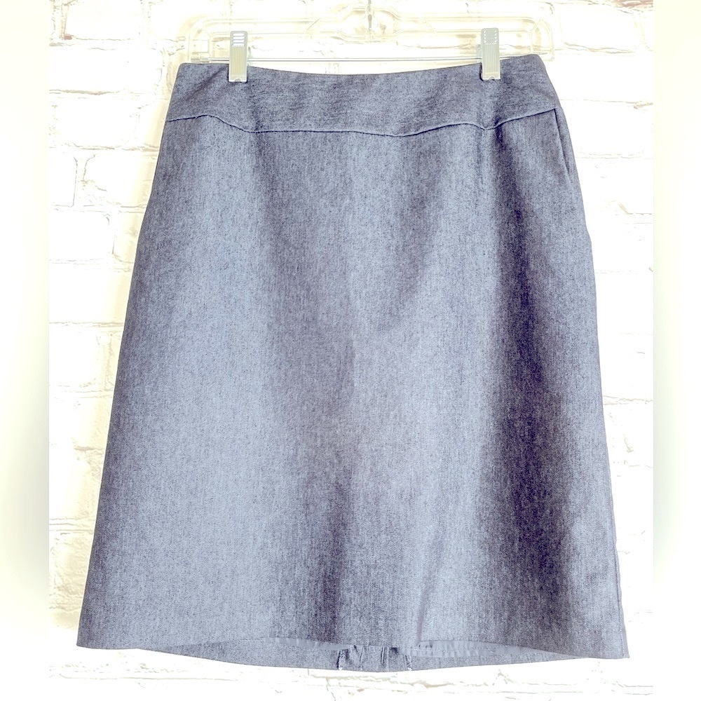 Merona Dark Blue Lined Just Above Knee Lined Skirt
